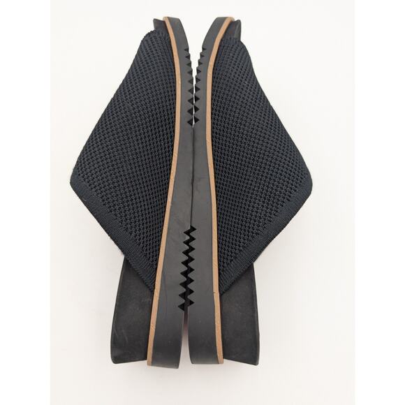 Eileen Fisher Kori Stretch Knit Slide Sandals Women's Black Size US7 EU38 - Picture 6 of 11